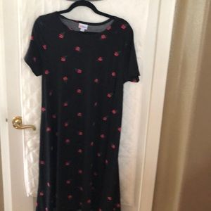 NWOT never worn Lularoe Carly L black and pink